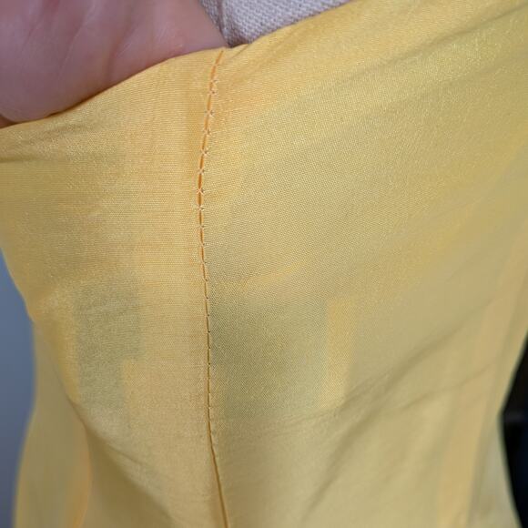 Vintage McClintock Prom Dress Maxi Ball Gown 4 Yellow Fairy Princess Belle 90s - Picture 12 of 12